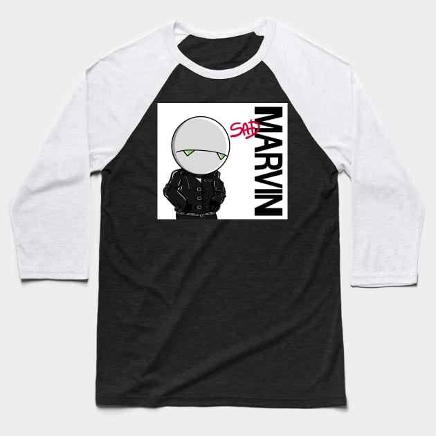 Sad! Baseball T-Shirt by Raffiti